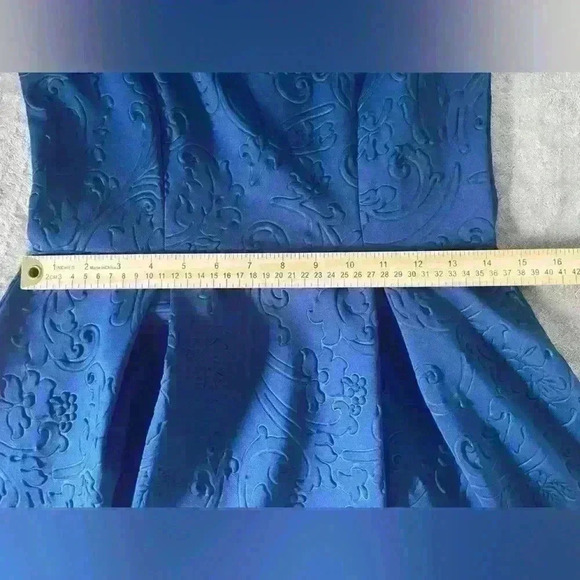 Green Envelope textured A line dress size L - Picture 6 of 9